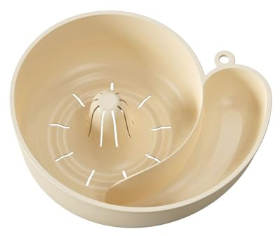 Cuenco De Frutas Con Colador | Y Escurridor De Frutas Y Verduras Con Bol | Colador Multiusos con Escurridor para Uvas Frambuesas Fresas Tomates Cherry y Ciruelas