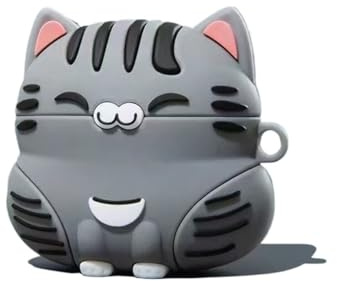 GULVQYF Custodia in silicone per Airpods Pro 3 (2025), adorabile design 3D a cartone animato di gatto, custodia protettiva per cuffie Kawaii per Airpod Pro 3. generazione, per ragazze e ragazzi