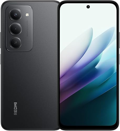 XIAOMI REDMI 15 NFC Smartphone, negro, 8 GB + 256 GB, pantalla 6,9 pulgadas FHD, 7000 mAh, 1080 × 2340 píxeles, carga rápida 33 W, 144 Hz AdaptiveSync, doble cámara AI 50 MP, sin cargador