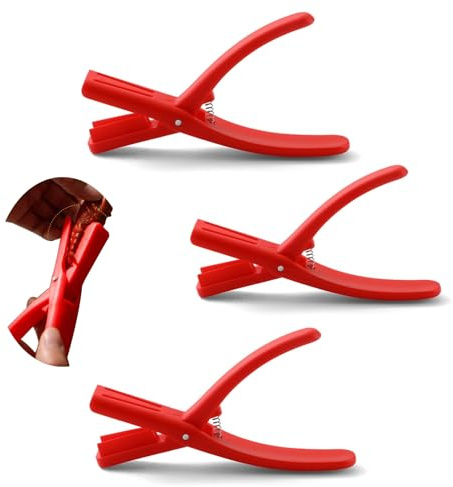 Crawfish Peeler, Crawfish Shucker, Crawfish Sheller Tool for Peeling Cooked Shrimp Tails, Universal Crayfish Shelling Device, Shrimp Peeler Seafood Tool Portable Lightweight Kitchen Gadgets(Red） (3)