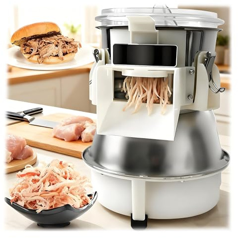 Tritacarne elettrico per una preparazione rapida ed efficiente del pollo a casa o al ristorante