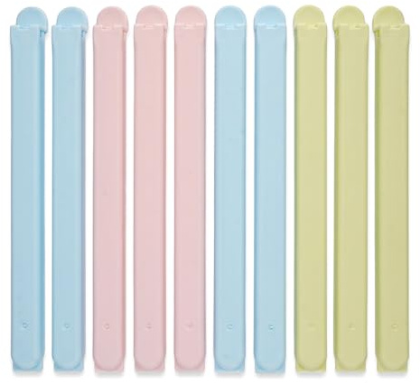 10 Pièces Pince Sachet Alimentaire 20 cm, Clip Fermeture Sachet Alimentaire