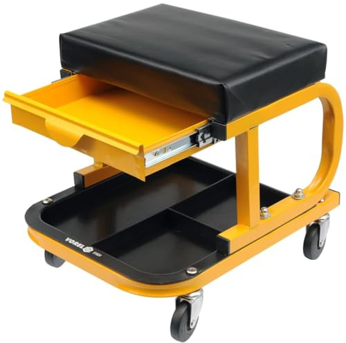 VOREL 81824 - asiento de taller con cajón