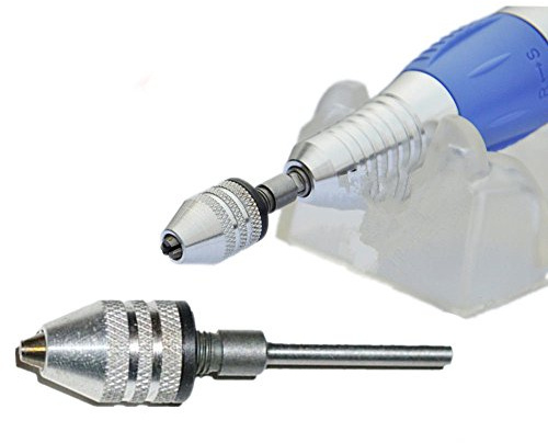 Universal 0.3 ~ 3.4mm Keyless Drill Chuck Adaptador Adaptador Bit Converter 2.35mm Eje de conexión para la mayoría de la amoladora Rotary Tool