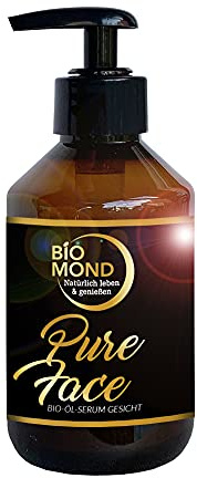 BIO PURE FACE OIL Gesichtsöl Hautöl Serum BIOMOND 200 ml, 100% Naturkosmetik, frisch gepresste Pflanzenöle, vegan, Feuchtigkeit, Hautstraffung