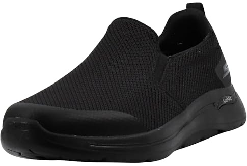 Skechers Herr Go Walk Arch Fit Togpath Sneaker, Svart, 10.5 UK X-Wide