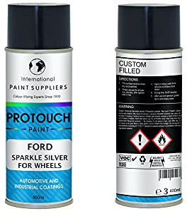 PROTOUCH FOR FORD SPARKLE SILVER FOR WHEELS CAR PAINT SPRAY 400ML AEROSOL