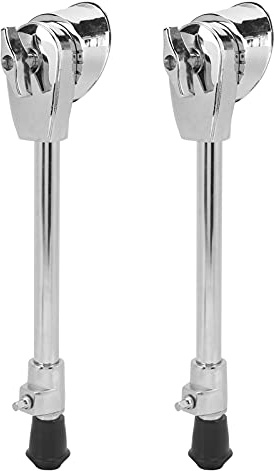 Natudeco 1 Paar Bass Drum Beine Drum Spurs Legs Halter Bass Drum Füße Percussion Zubehör Bein mit fester Halterung Bass Drum Bein Instrument Zubehör für Percussion Instrument