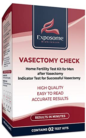 Vasectomy Home Test Kit. (Contains 2 Tests)