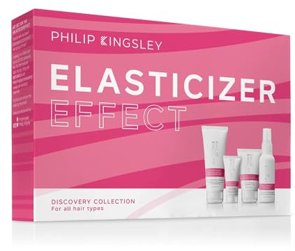 Philip Kingsley | Elasticizer Booster Kit | Deep Conditioning Treatment | Includes Repair Hair Mask, Elasticizer Booster, Leave-In Conditioner Spray and Styling Cream for Dry and Damaged Hair | 4 Set