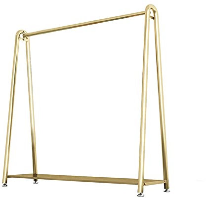 NATWEE Kleiderständer Standgarderobe Multifunktions-Lagerregal für den Innenbereich Einreihiger Kleiderständer für den Haushalt/Gold/100X40X150Cm It's so Kind of You