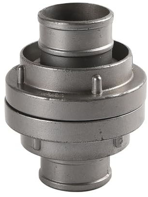 Storz Buse d'attelage d'aspiration - Raccord de tuyau de 50 mm de diamètre extérieur - Raccord haute pression - Camion de pompiers Storz - Raccord fixe - Accessoire de tuyau C