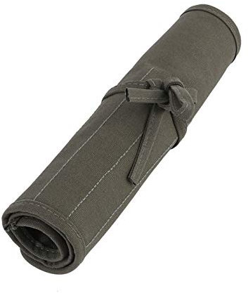 Acouto Federmäppchen, Leinwand-Malpinseletui, Leicht, Großes Fassungsvermögen, Aufrollbarer Pinselhalter, Ölgemäldepinsel, Aquarellpinsel, Leicht zu Transportieren für Unterwegs, 30