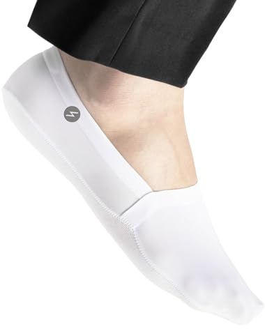Storm Empire Calze invisibili ZephyrAir 3 paia per donne e uomini, leggere, Sensazione di freddo, Antiscivolo, Tessuto elasticizzato, Fodera a taglio basso, Invisibili, Mocassini, Sneakers, Ballerine