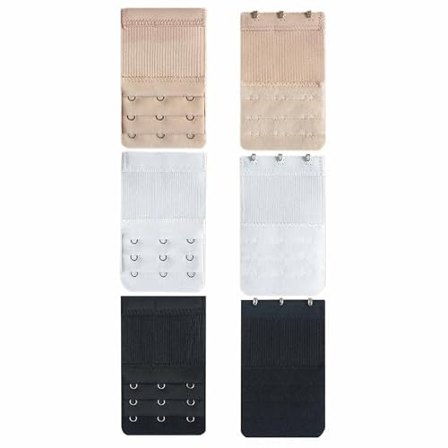 3 PCS Bra Extenders 3 Hook, Stretchy Soft and Comfortable Bra Strap Extension, Women's Bra Extenders,Bra Extenders 3 Hooks