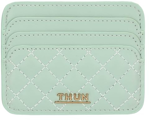 THUN - Kleiner Kartenhalter, rosa - Kunstleder - Kollektion Sempre Con me - 10 x 8 cm