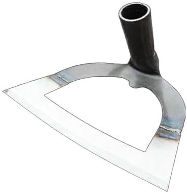 DHliIQQ Azada hueca en forma de pala, rastrillo de acero que ahorra mano de obra, con mango, herramientas de jardinería para granja