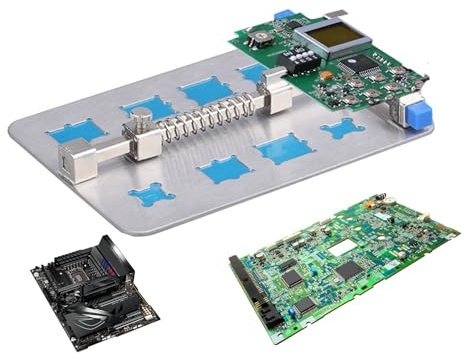 Nybhyjka Support PCB pour soudure, outil de serrage pour réparation de téléphone | Ic Grooves Support de serrage portable pour réparation de téléphone portable