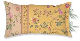 Pip Studio Bodhi Flower Cushion Zierkissen - 35 x 60 cm cm - Baumwolle - Gelb