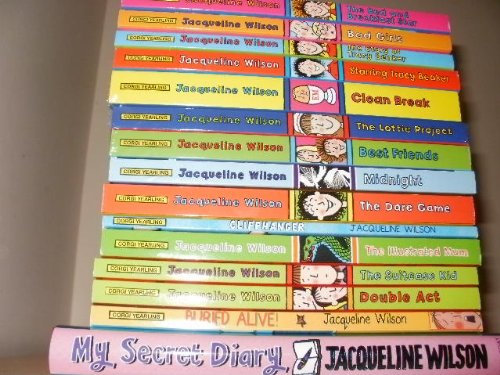 Jacqueline Wilson Collection 15 Books Set RRP: £96.85 (Best Friends,The Suitcase Kid,Starring Tracy Beaker,Midnight,The Story of Tracy Beaker, The Lottie Project,Clean Break,The Illustrated Mum, Double Act, The Dare Game, Buried Alive!, Cliffhanger, The Bed and Breakfast Star, Bad Girl,My Secret Diary))