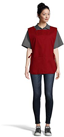 Uncommon Threads Unisex Cobbler Apron 20W X 28L, Red, One Size