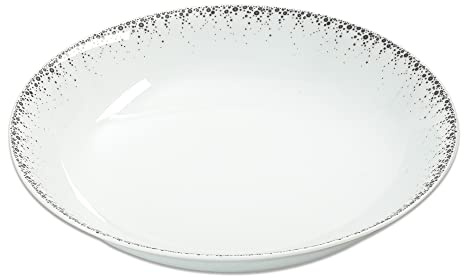 Table Passion - Plat rond creux Boréalis gris 29 cm