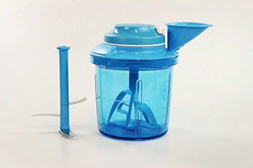 TUPPERWARE Chef Extra-Chef 1,35 L blau Chef in einem zerkleinern D200 Extra Chef P 26959