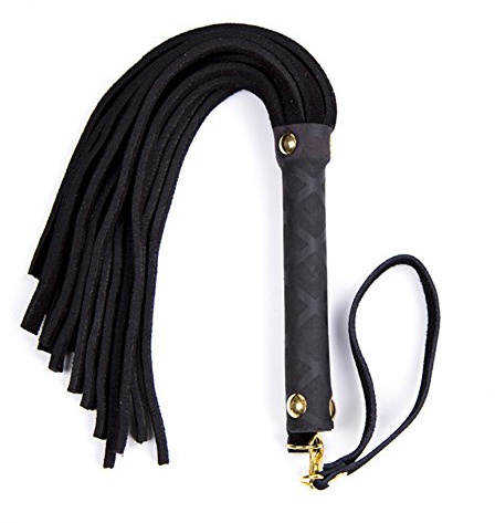 jhion sexy Premium in pelle Flogger Whip con Tails intrecciato Manico Manico e polso BDSM sexy Frustino span King Sex – Giocattolo