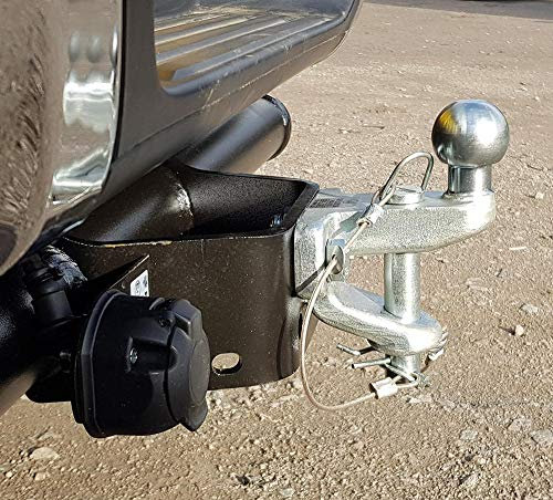 BITS4REASONS - Nuevo modelo MAYPOLE MP82 de 50 mm con enganche de bola y pasador – remolque plateado