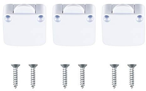 Jubaopen 3pcs Interruttore Luce Armadio Elettrico Interruttore Switch Push Porta Interruttore Surface Interruttore Porta per Interrompere per Mobili con 6 Viti