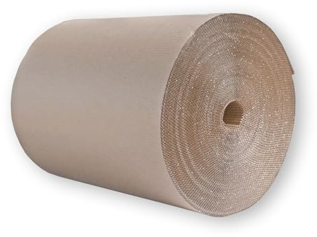 1 Rolle Rollenwellpappe stark | Breite: 60cm | Länge: 70m | ausgezeichnete Polsterwirkung | Verpackung, Schutz, Ausfüllen von empfindlichen Waren | wiederverwendbar | umweltfreundlich | recyclebar