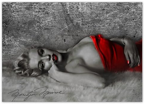 H2837 Marilyn Monroe Wandbild, 70 x 50 cm