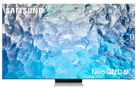 Samsung TV 75 QE75QN900BTXZT NEO QLED 8K, Quantum Matrix Pro, mini LED, Processore Neural Quantum 8K, Infinity Screen, Atachable Slim One Connect, Dolby Atmos e OTS Pro