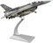 HANGOU Modello militare aereo 1:72 F16D modelli aerei in metallo pressofuso modello aereo da collezione o da regalare