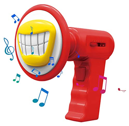 Mégaphone à changeur de voix pour , jouet pour changer de voix - Outil mégaphone pour avec fonction changement de voix - Haut-parleur vocal avec 6 effets sonores différents pour les