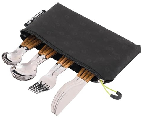 Outwell Pouch Cutlery Set Deluxe Besteckset silber Gr. Einheitsgröße