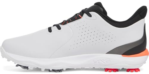 Under Armour Baskets à crampons Drive Fade pour homme, (100) Gris halo/noir/argenté métallisé, 44 EU