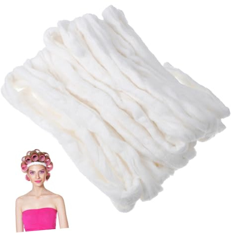 Ipetboom Professionelle Wattebällchen und Baumwollstreifen 200g Weiche Weiße Baumwolle für Friseur Maniküre und Make Up Fusselfrei Hygienisch für Hautpflege und Abschminken