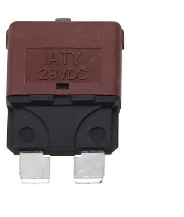 Disjoncteur fusible à lame 12 V/24 V, réinitialisation automatique pour applications marines et automobiles, 530 A (10 A)