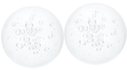 ibasenice 2 Pezzi Sfera di Fontana Sfere Decorative Sfera di Cristallo Fontana da Scrivania Sfere di Decorative Fontana d'Acqua All'aperto Sfere di Cristallo Tavolo Bicchiere