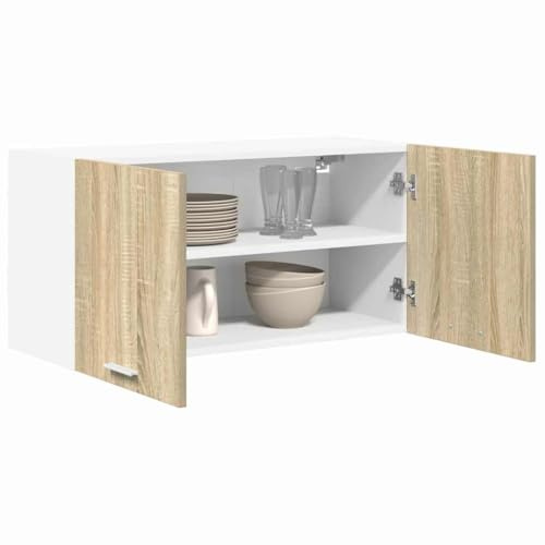 vidaXL Hängeschrank Sonoma-Eiche 80 x 31 x 40 cm Holzwerkstoff