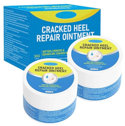 Cracked Heel Repair Cream, Foot Cream for Very Dry Feet – Foot Care & Fast-Absorbing Feet Moisturiser for Cracked Heels, Hard Skin & Calluses, Hydration & Long-Lasting Repair (30g)