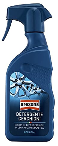 AREXONS Cura Auto, Detergente Cerchioni 400 ml, Trattamento Auto Adatto alle superfici in Tessuto, Pulizia Profonda e Delicata, Formulazione Anti allergeni, Rinnova i Colori, trasparente
