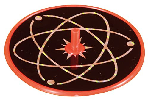 EDUPLAY 120642 Laser Kreisel, Ø 7,5 x 2 cm, Mehrfarbig (Modell zufällig, 12er Pack)