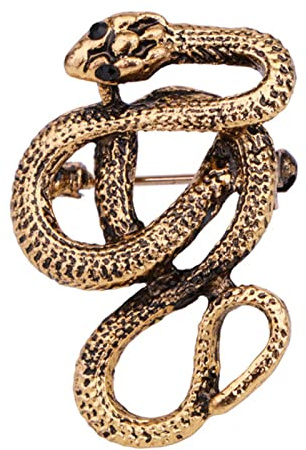 Neue Retro Metall Schlange Brosche Tier Strass Kristall Anstecknadel Herren Anzug Mantel Kragen Pin Abzeichen Schmuck Bekleidungszubehör