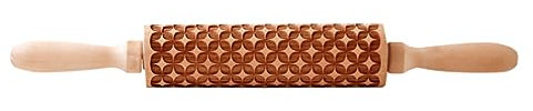 Mattarello 35 x 4,5 cm in legno con incisione profonda per biscotti in rilievo mattarello per cottura 3D mattarello A