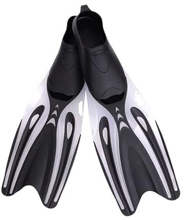 Trainingsflossen Erwachsene Flexible Komfort Schwimmen Tauchen Flossen Gummi Schnorcheln Schwimmflossen Wassersport Strandschuhe Schwimmflossen ( Color : Black , Size : XL )