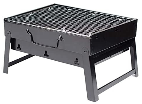 BBQ Grills BBQ Barbecue Grill Klappbarer Tragbarer Holzkohle-Kabob-Ofen Camping Outdoor Cooking Barbecue Grill Holzkohlegrill Picknickgrill