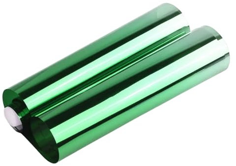 MOCNT Tira Solar para Parabrisas de Coche 20cm x 150cm Tira Película Ventana de Coche Láminas Tintada para Parabrisas Pegatina Película Solar Protección Degradada Verde