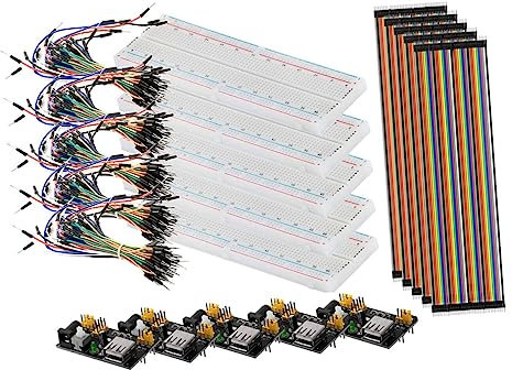 Artibetter Breadboard Kit Power Supply Module Jumper Wires Line for Breadboard Electronics Learning Projects